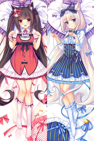 Chocola and Vanilla Ribbon Dresses Body Pillow