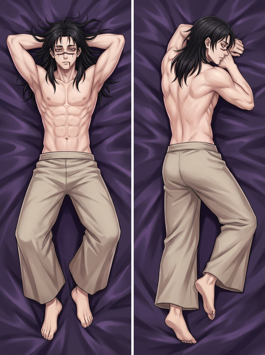 Choso Hair Down Body Pillow