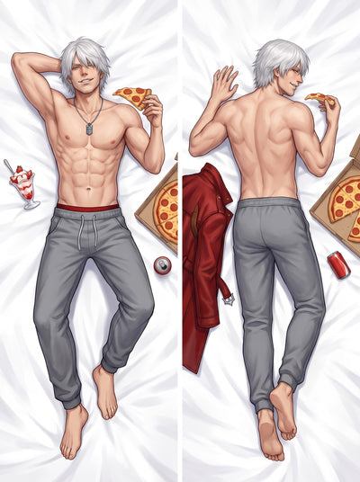 Dante Lazy Pizza Night Sweatpants Body Pillow