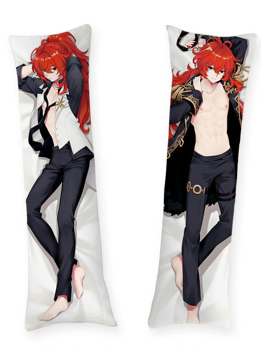 Diluc Genshin Body Pillow