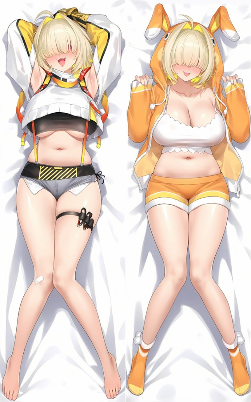 Elegg Nikke Yellow Hoodie Body Pillow