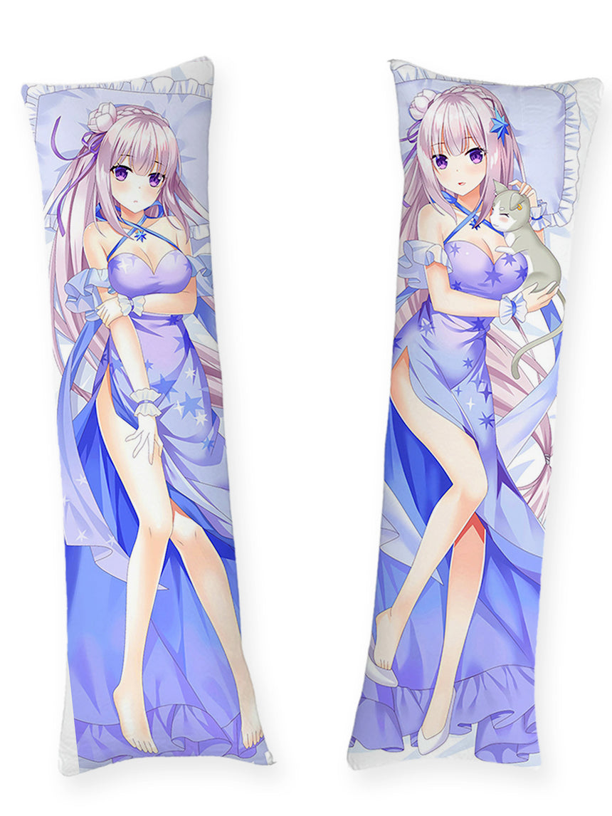 Emilia Blue Gown Body Pillow
