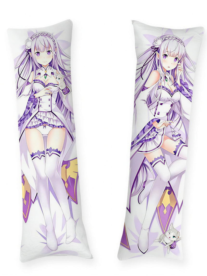Emilia from Re Zero Body Pillow