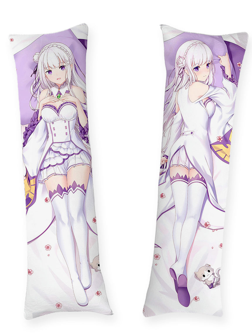 Emilia White Dress Body Pillow