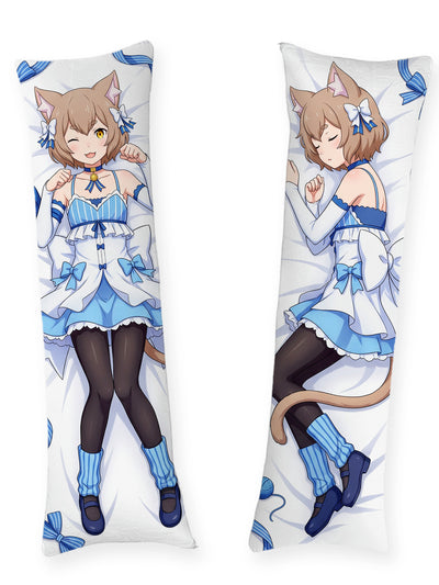 Felix Argyle White and Blue Dress Body Pillow
