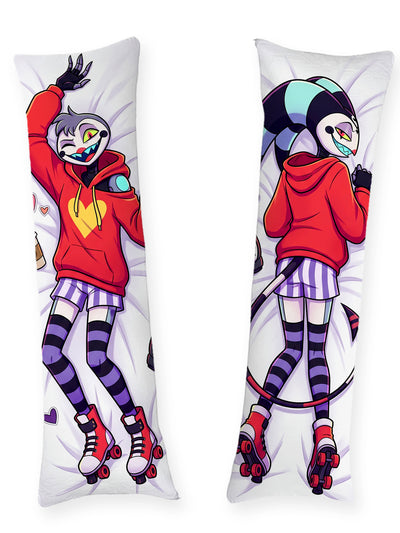 Fizzarolli Off Shoulder Hoodie Roller Disco Body Pillow