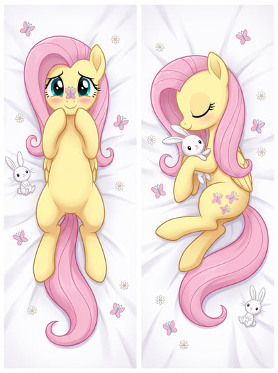 Fluttershy Butterfly Garden Body Pillow