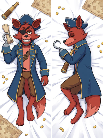 Foxy Captain Blue Frock Coat Body Pillow