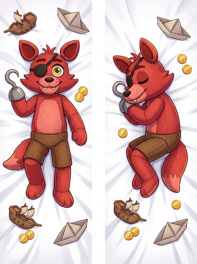 Foxy Soft Plush Pirate Body Pillow