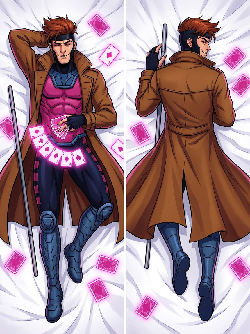 Gambit Classic Trench Coat Body Pillow