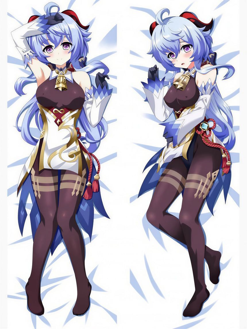 Ganyu Uniforme Body Pillow 2