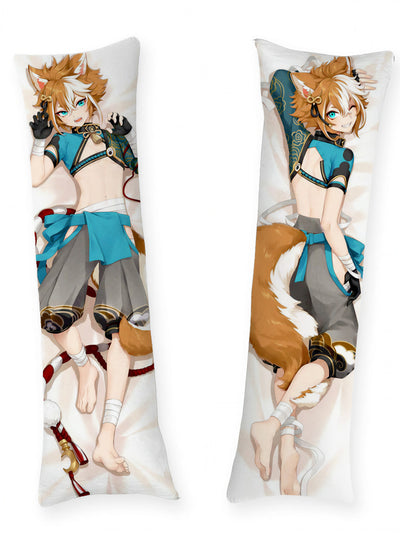 Almohada corporal de Gorou de Genshin
