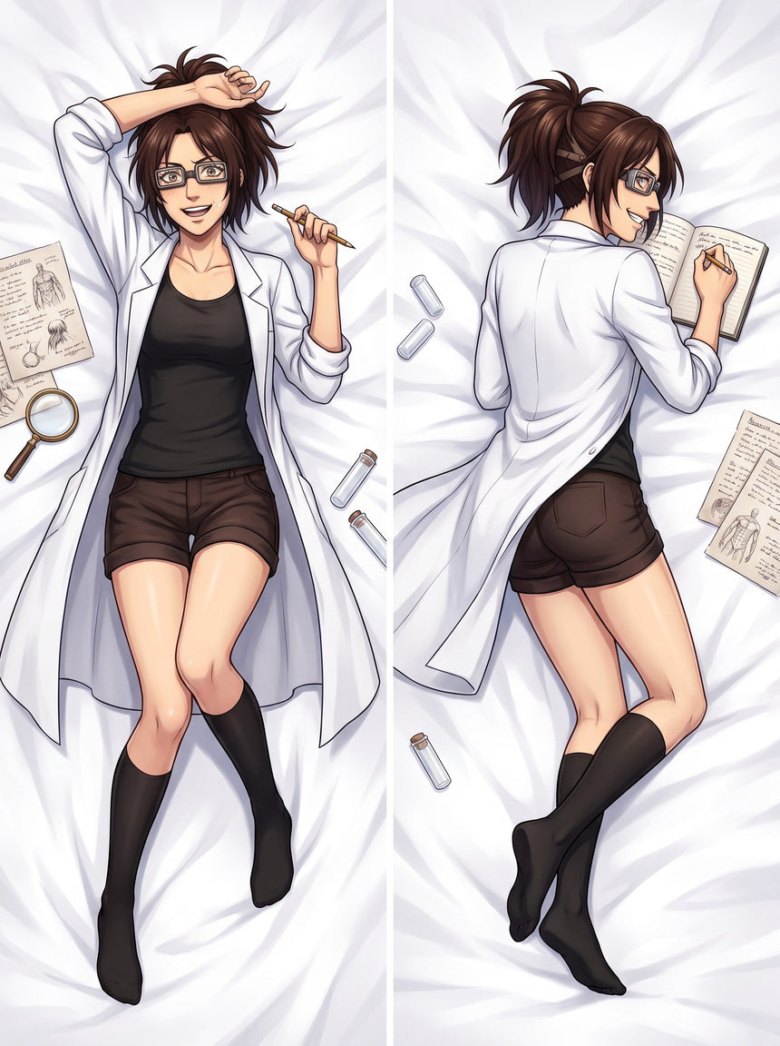 Hange Zoe Lab Coat Tank Top Body Pillow