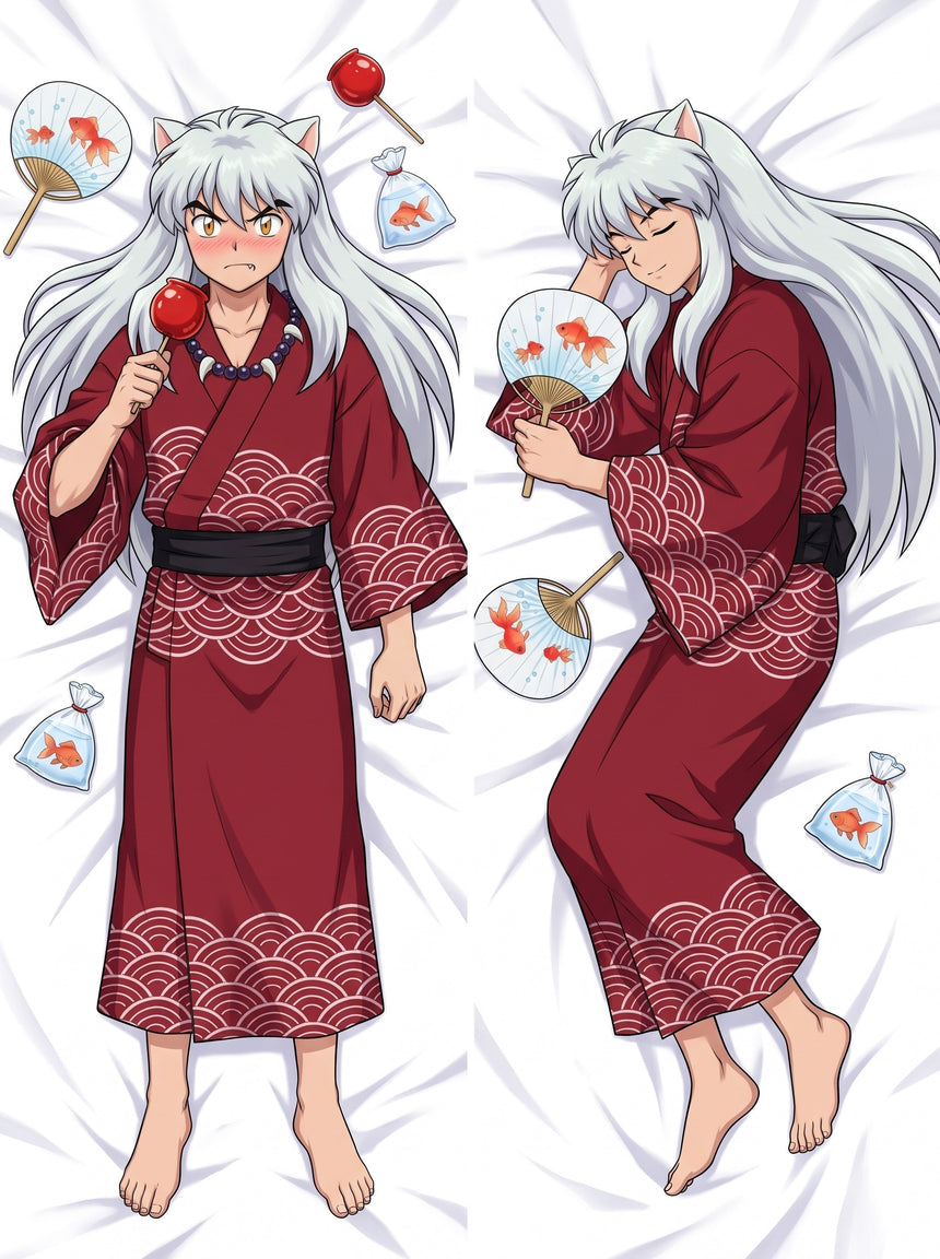 Inuyasha Summer Festival Yukata Body Pillow