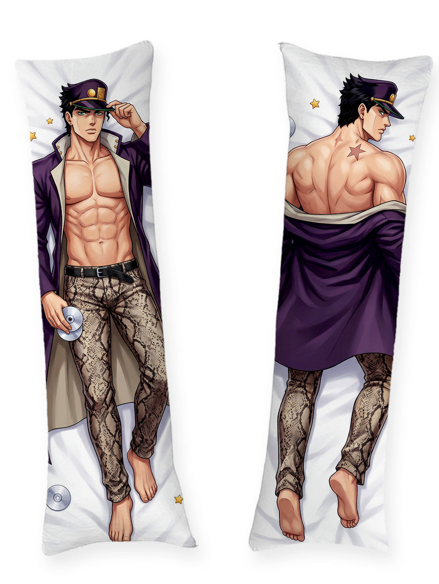 Jotaro Kujo Open Star Overcoat Body Pillow