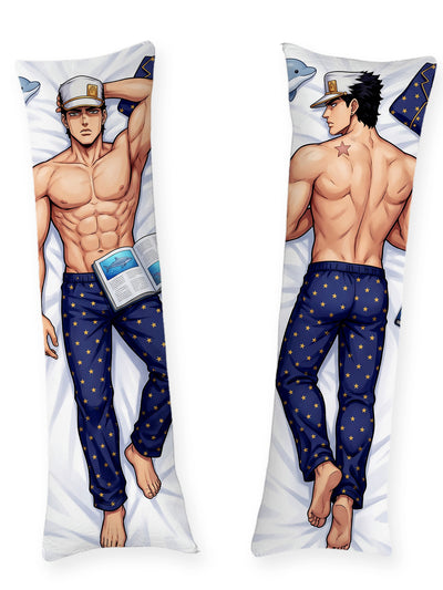 Jotaro Kujo Shirtless Star Pajama Pants Body Pillow
