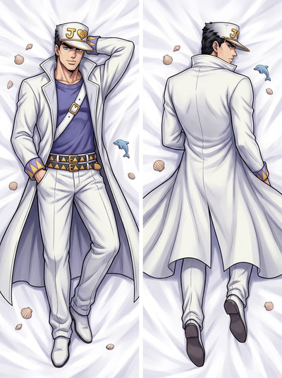 Jotaro Kujo Morioh White Coat Body Pillow