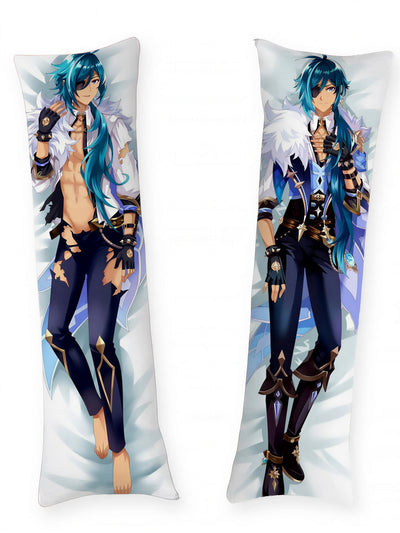 Almohada corporal de Kaeya con uniforme rasgado