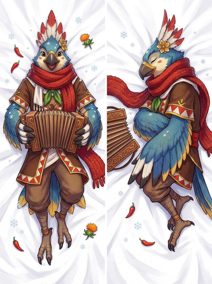 Kass Hebra Snow Warm Scarf Body Pillow