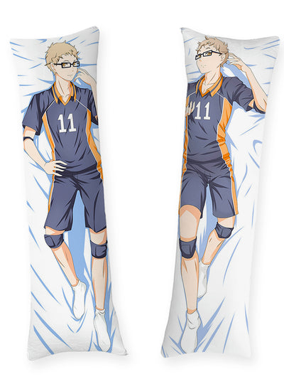 Kei Tsukishima Karasuno Jersey Body Pillow