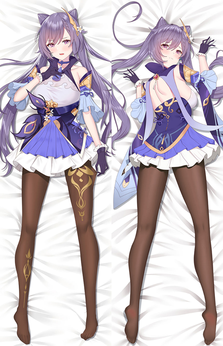 Keqing Purple Dress Body Pillow