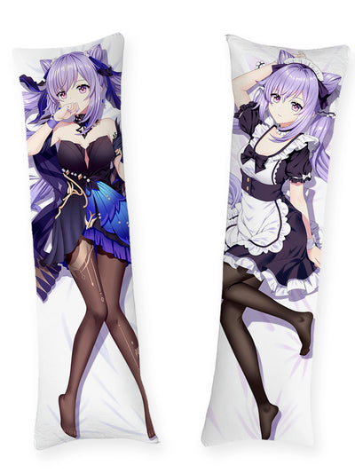 Almohada Keqing con traje de sirvienta