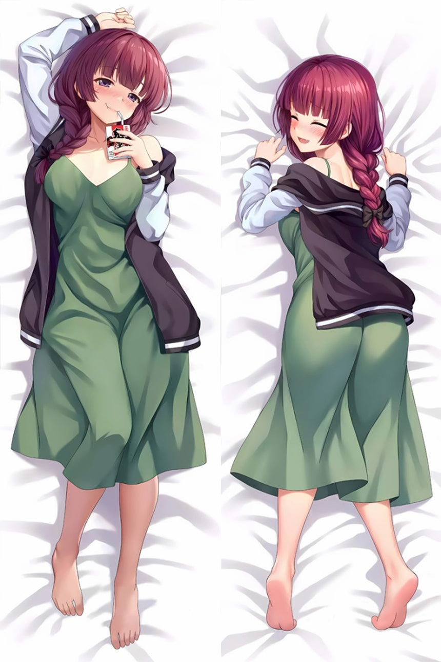 Kikuri Hiroi Green Dress Body Pillow