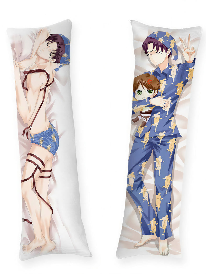 Levi Ackerman Cute Body Pillow