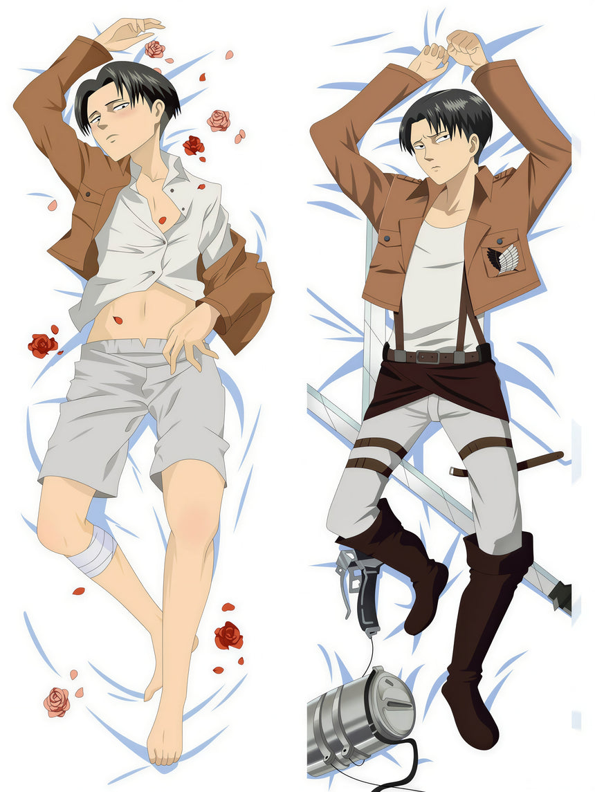 Levi Ackerman Handsome Body Pillow 2
