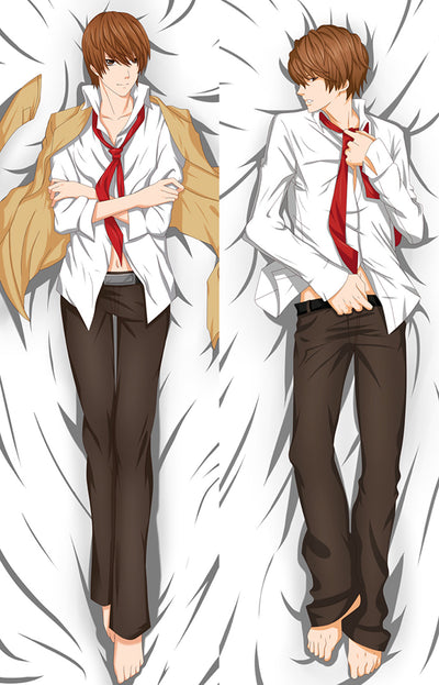 Light Yagami Red Tie Body Pillow