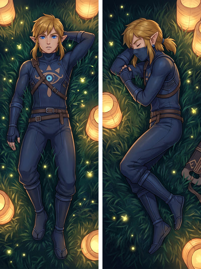 Link Legend of Zelda Sheikah Stealth Body Pillow