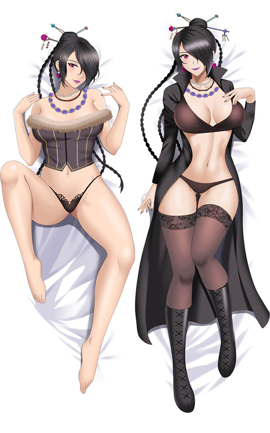 Lulu Black Corset Body Pillow