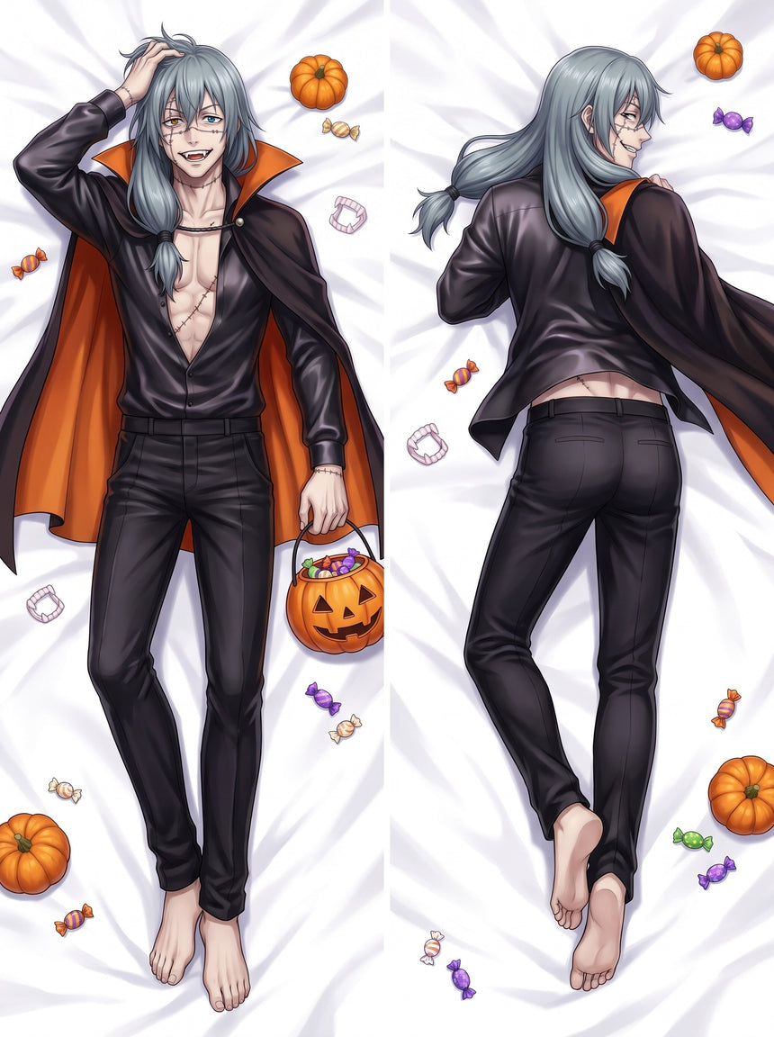 Mahito Halloween Vampire Open Shirt Body Pillow