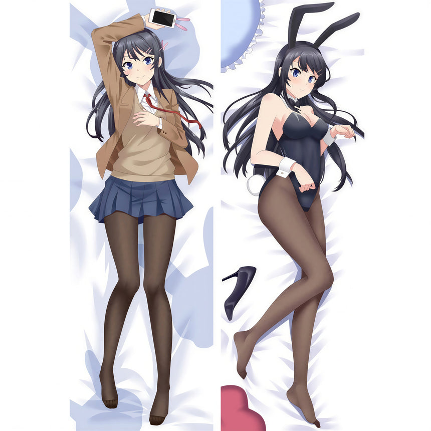 Mai Sakurajima Bunny Body Pillow 2