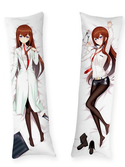 Almohada corporal con la bata de laboratorio de Makise Kurisu