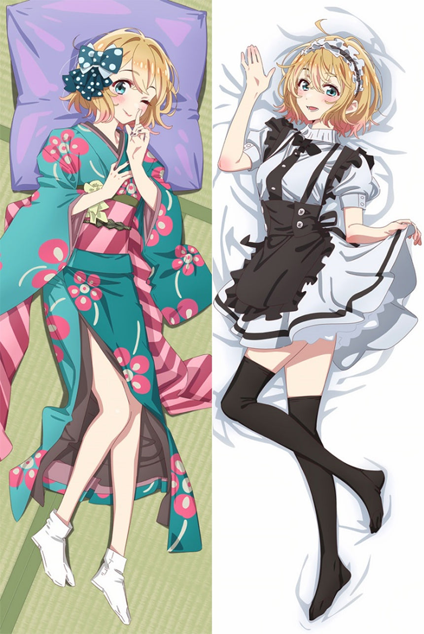 Mami Nanami Teal Kimono Body Pillow