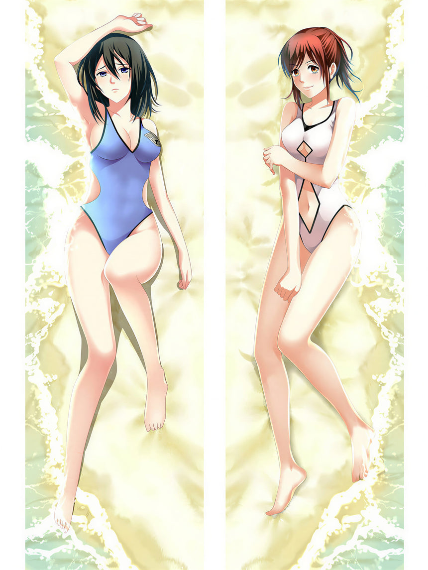 Mikasa and Sasha Body Pillow 2