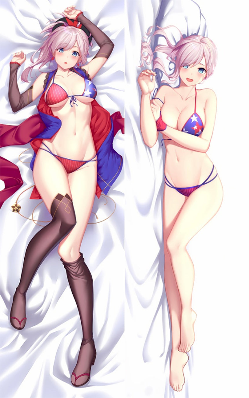 Miyamoto Musashi Red Bikini Body Pillow