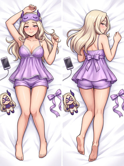 Mt. Lady Lavender Satin Babydoll Body Pillow