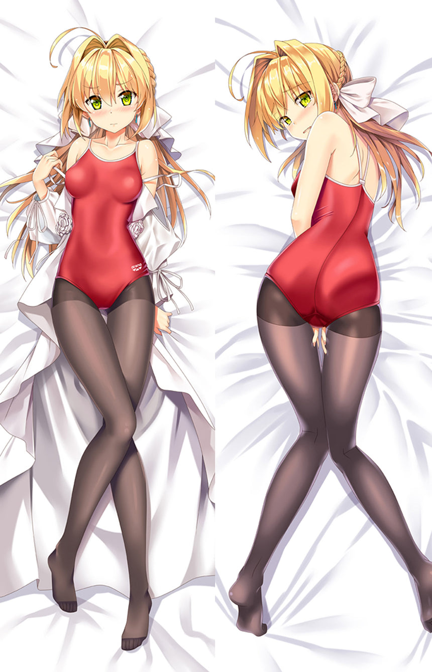 Nero Claudius Red Swimsuit Body Pillow