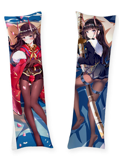 Noshiro Katana and Red Haori Body Pillow