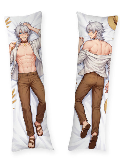 Almohada Phainon Cosecha con Camisa de Lino Abierta
