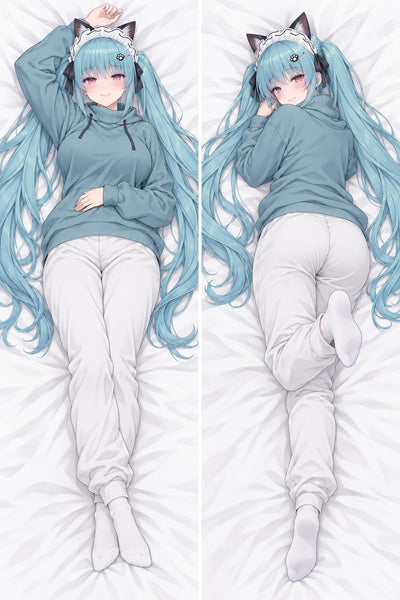 Almohada de Privaty con sudadera turquesa