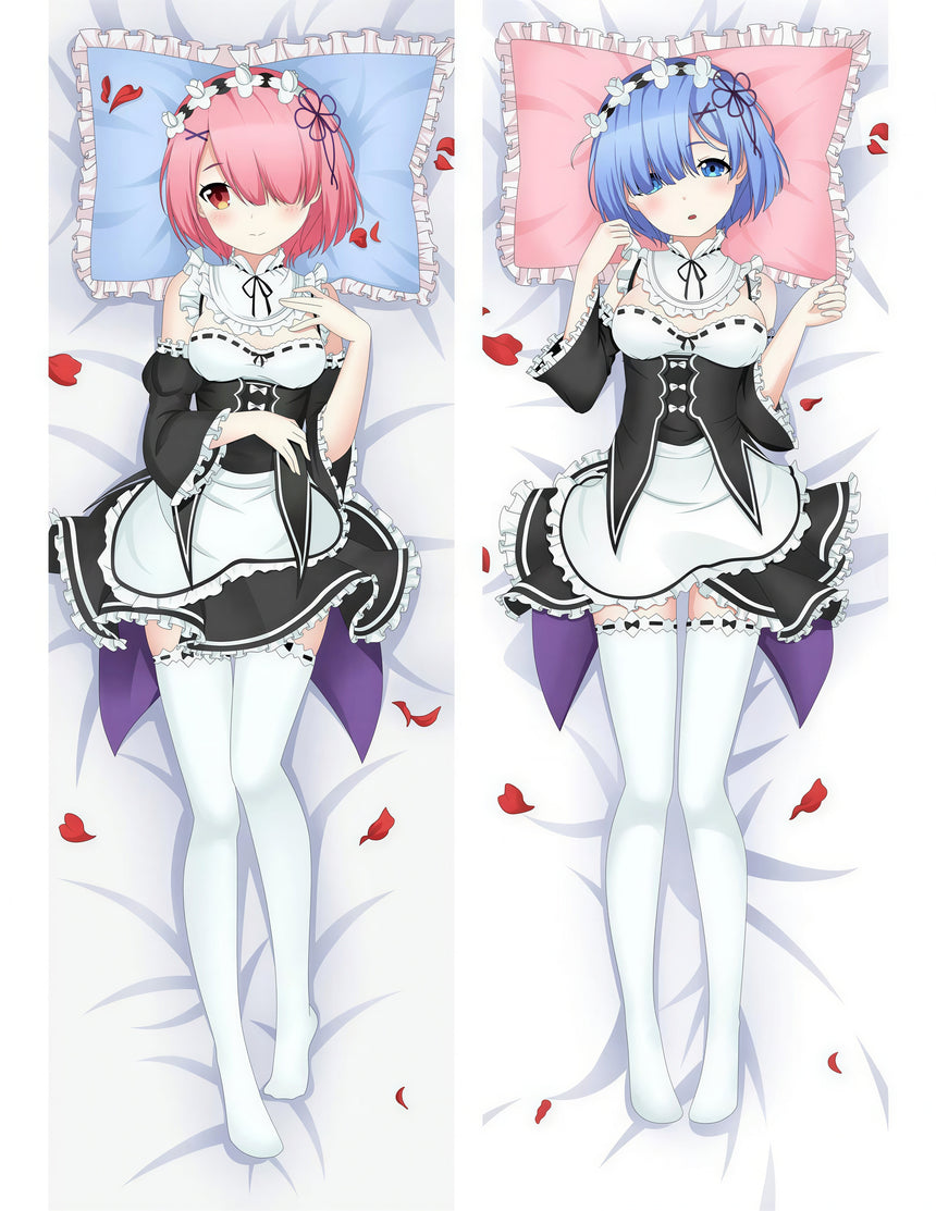 Re Zero Rem and Ram Body Pillow 2