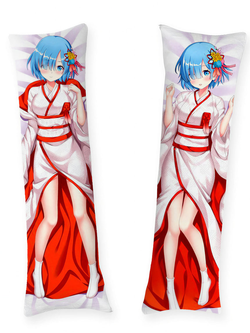 Rem Red Kimono Body Pillow