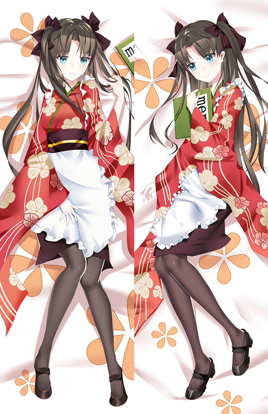 Rin Tohsaka Red Kimono Body Pillow