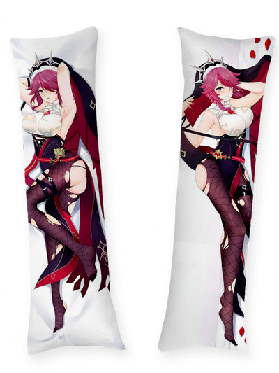 Almohada corporal de Rosaria de Genshin