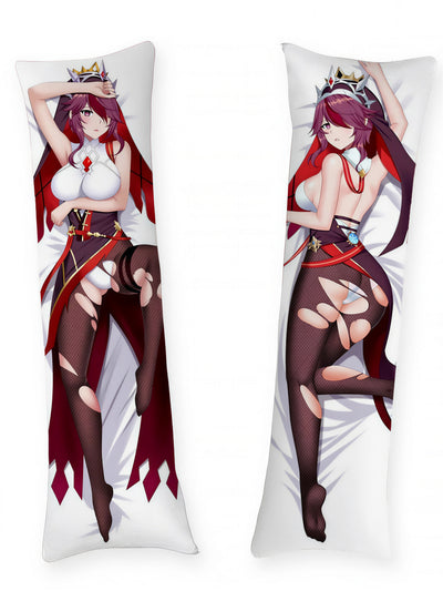 Almohada corporal de Rosaria con ropa rasgada
