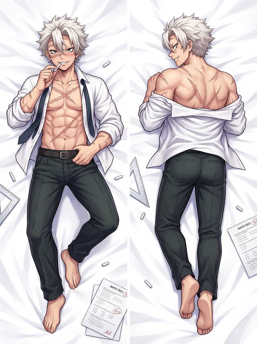 Sanemi Loosened Tie Math Teacher Body Pillow