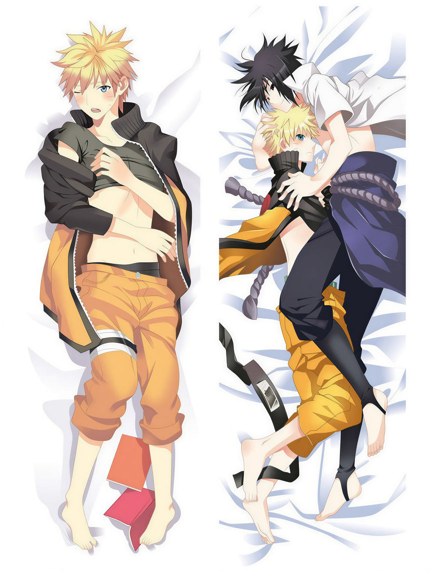 Cute Naruto and Sasuke Body Pillow 2